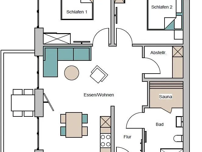公寓 Kueste33-6 Lufi 布特亚丁根